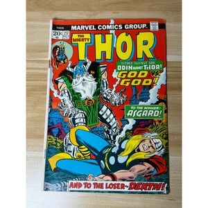 The‎ Mighty Thor #217 Marvel Comic Book November 1973 Odin vs Thor